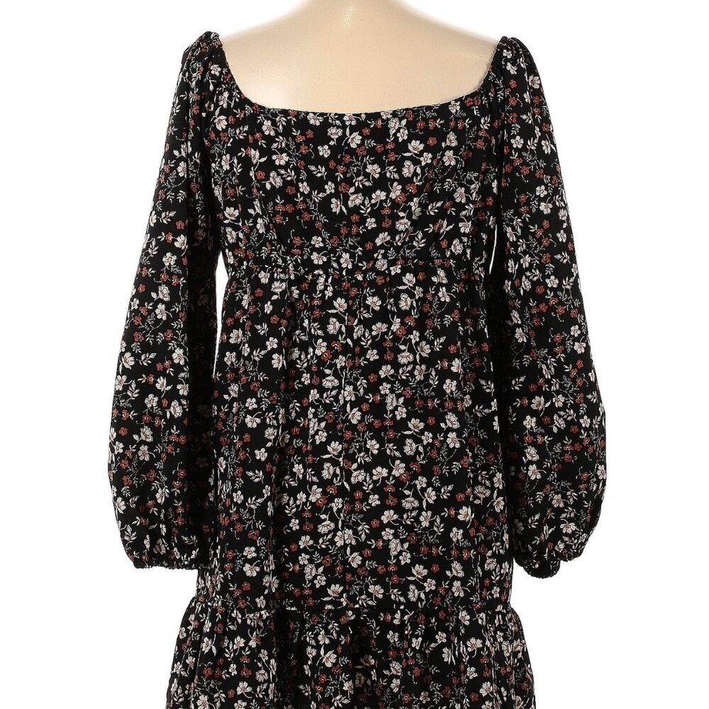 {NWOT} LILY ROSE - FLORAL BABYDOLL SMOCKED MINI DRESS - Picture 4 of 6